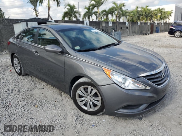 2012 Hyundai Sonata GLS with VIN 5NPEB4AC1CH433480, listed as a Copart auction lot 54971595 with 117,208 mi miles and Clean Title. Bid and sale history available at carsss.com. Image 4.