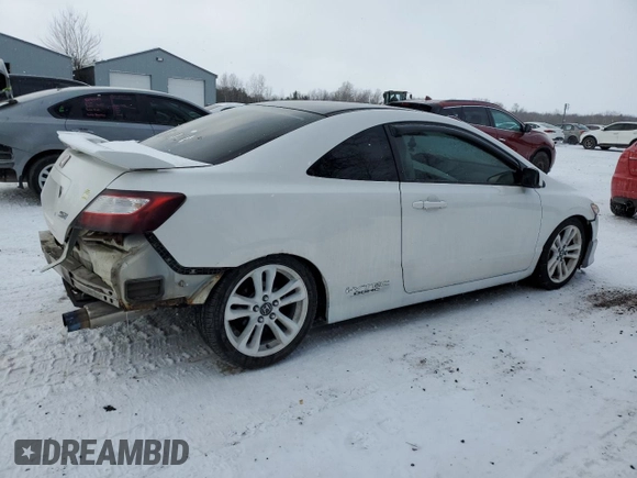 2007 Honda Civic Si with VIN 2HGFG21587H100365, listed as a Copart auction lot 84713504 with 347,419 mi miles and Salvage Title. Bid and sale history available at DreamBid. Image 3.
