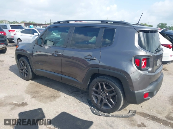 2021 Jeep Renegade Latitude with VIN ZACNJCBB0MPM51753, listed as a IAAI auction lot 42168640 with 42,741 mi miles and . Bid and sale history available at DreamBid. Image 3.