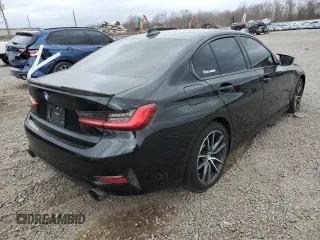 2019 BMW 3 Series 330i xDrive with VIN WBA5R7C59KFH30291, listed as a Copart auction lot 47640295 with 73,665 mi miles and Salvage Title. Bid and sale history available at carsss.com. Image 3.