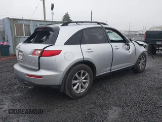 2007 Infiniti FX with VIN JNRAS08W07X203334, listed as a IAAI auction lot 41360679 with 144,320 mi miles and . Bid and sale history available at carsss.com. Image 4.