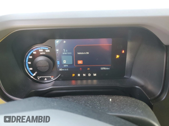 2022 Ford Bronco with VIN 1FMEE5BP4NLB45977, listed as a Copart auction lot 74874914 with 13,719 mi miles and Salvage Title. Bid and sale history available at DreamBid. Image 9.