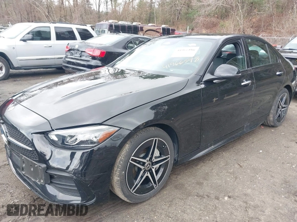 2023 Mercedes-Benz C 300 with VIN W1KAF4HB8PR109186, listed as a IAAI auction lot 41966598 with 22,937 mi miles and . Bid and sale history available at DreamBid. Image 2.