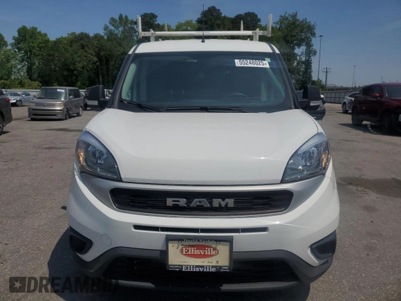 2022 Ram ProMaster City Cargo Tradesman z VIN ZFBHRFAB2N6W62567, wystawiony jako Copart lot #55248025 z przebiegiem 38 545 mil mil oraz Szkoda całkowita • Salvage title. Historia ofert i sprzedaży dostępna na DreamBid. Obrazek 5.