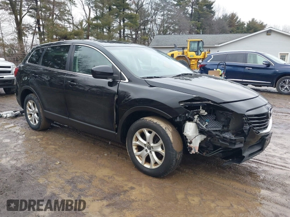 2013 Mazda CX-9 Sport with VIN JM3TB3BA1D0414626, listed as a IAAI auction lot 41512593 with 118,731 mi miles and . Bid and sale history available at carsss.com. Image 1.