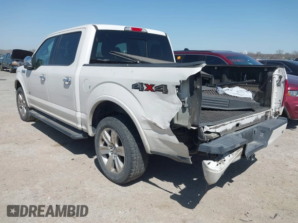 2016 Ford F-150 XLT with VIN 1FTEW1EG4GFD03452, listed as a IAAI auction lot 41844757 with 97,844 mi miles and . Bid and sale history available at DreamBid. Image 3.