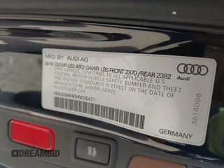 2017 Audi A4 Premium Plus с VIN WAULNAF40HN035471, выставлен на аукционе IAAI как лот 42220167 с пробегом 84 468 миль миль и . История ставок и продаж доступна на DreamBid. Изображение 9.