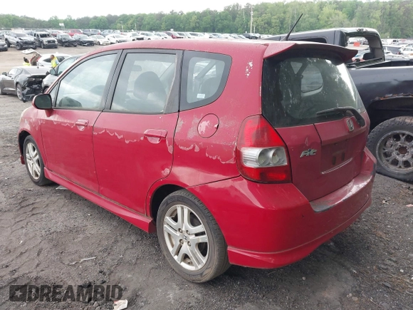 2008 Honda Fit Sport with VIN JHMGD386X8S064901, listed as a IAAI auction lot 42097535 with 221,759 mi miles. Bid and sale history available at carsss.com. Image 3.