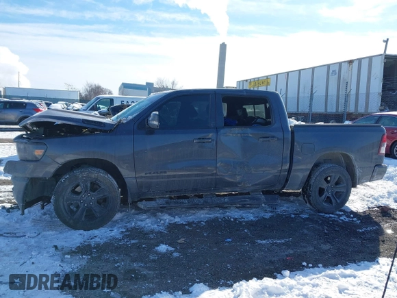 2020 Ram 1500 Big Horn with VIN 1C6SRFFT8LN182905, listed as a IAAI auction lot 41398009 with 53,268 mi miles. Bid and sale history available at carsss.com. Image 15.