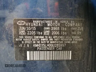 2016 Hyundai Elantra GT with VIN KMHD35LH0GU285997, listed as a Copart auction lot 77322054 with 137,035 mi miles and Clean Title. Bid and sale history available at carsss.com. Image 12.