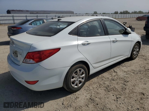 2013 Hyundai Accent GLS with VIN KMHCT4AE6DU536824, listed as a Copart auction lot 54086655 with 134,311 mi miles and Clean Title. Bid and sale history available at carsss.com. Image 3.