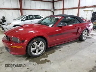 2008 Ford Mustang GT Deluxe with VIN 1ZVHT85HX85185712, listed as a Copart auction lot 52283715 with 136,630 mi miles and Salvage Title. Bid and sale history available at DreamBid. Image 1.
