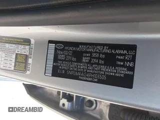 2023 Hyundai Elantra SEL z VIN 5NPLM4AG4PH103505, wystawiony jako IAAI lot #42257874 z przebiegiem 49 503 mil mil oraz . Historia ofert i sprzedaży dostępna na DreamBid. Obrazek 9.