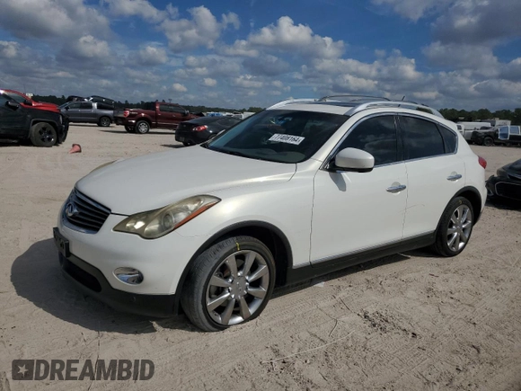 2010 Infiniti EX Journey with VIN JN1AJ0HP4AM701608, listed as a Copart auction lot 77408164 with 132,672 mi miles and Salvage Title. Bid and sale history available at DreamBid. Image 1.