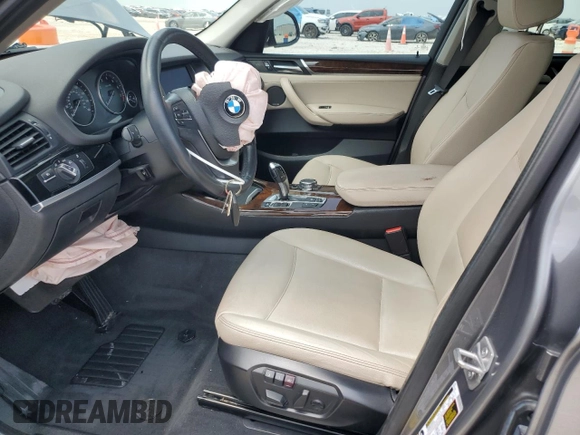 2016 BMW X3 xDrive35i z VIN 5UXWX7C57G0R18374, wystawiony jako Copart lot #54073525 z przebiegiem 138 399 mil mil oraz Szkoda całkowita • Salvage title. Historia ofert i sprzedaży dostępna na DreamBid. Obrazek 7.