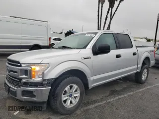 2018 Ford F-150 XL with VIN 1FTEW1EP3JFD05281, listed as a Copart auction lot 50724245 with 48,541 mi miles and Salvage title. Bid and sale history available at DreamBid. Image 1.