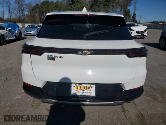 2024 Chevrolet Equinox EV LT z VIN 3GN7DLRP4RS279972, wystawiony jako Copart lot #86291264 z przebiegiem 824 mil mil oraz Szkoda całkowita • Salvage title. Historia ofert i sprzedaży dostępna na DreamBid. Obrazek 6.