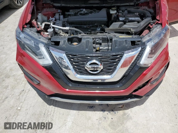 2017 Nissan Rogue SL with VIN JN8AT2MT5HW135483, listed as a Copart auction lot 55339795 with 101,820 mi miles and Non Repairable. Bid and sale history available at DreamBid. Image 11.