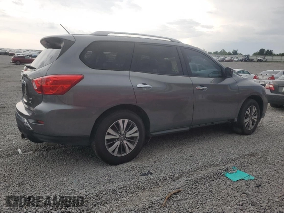 2018 Nissan Pathfinder SV with VIN 5N1DR2MM8JC611020, listed as a Copart auction lot 60131015 with 123,216 mi miles and Salvage title. Bid and sale history available at DreamBid. Image 3.
