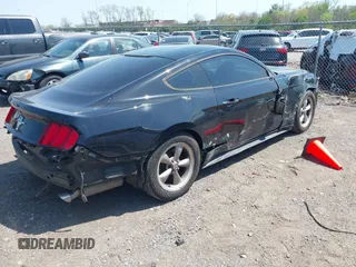 2017 Ford Mustang V6 with VIN 1FA6P8AM8H5342693, listed as a IAAI auction lot 41985156 with 110,733 mi miles and . Bid and sale history available at carsss.com. Image 4.