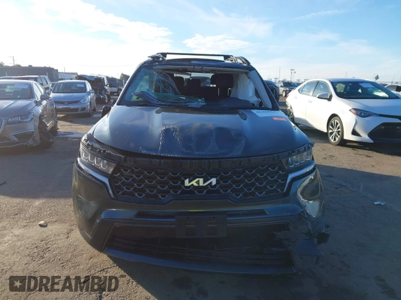 2022 Kia Sorento X-Line S with VIN 5XYRLDLC5NG138078, listed as a IAAI auction lot 41265562 with 1 mi miles. Bid and sale history available at carsss.com. Image 6.