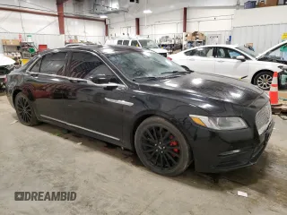 2017 LINCOLN CONTINENTL SELECT with VIN 1LN6L9TP1H5606139, listed as a Copart auction lot 88899625 with Not Provided miles and Clean Title. Bid and sale history available at DreamBid. Image 4.