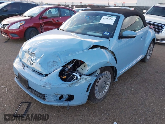 2013 Volkswagen Beetle 2.5L with VIN 3VW5P7AT9DM811542, listed as a IAAI auction lot 41683361 with 79,018 mi miles and . Bid and sale history available at DreamBid. Image 6.