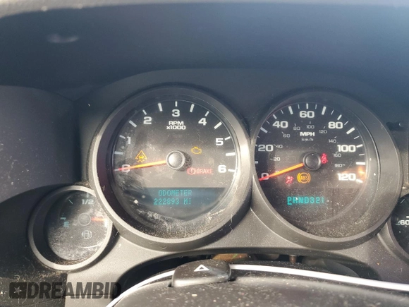2011 Chevrolet Silverado 1500 with VIN 3GCPCPEA7BG313724, listed as a Copart auction lot 46576135 with 222,893 mi miles and Salvage Title. Bid and sale history available at DreamBid. Image 9.