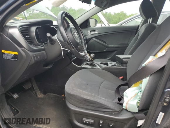 2014 Kia Optima Hybrid LX with VIN KNAGM4AD1E5064647, listed as a Copart auction lot 86782054 with 180,766 mi miles and Non Repairable. Bid and sale history available at carsss.com. Image 7.