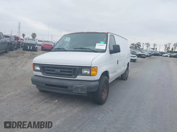 2004 Ford Econoline Cargo with VIN 1FTRE14W94HA16282, listed as a IAAI auction lot 41808947 with Not Provided miles. Bid and sale history available at carsss.com. Image 2.