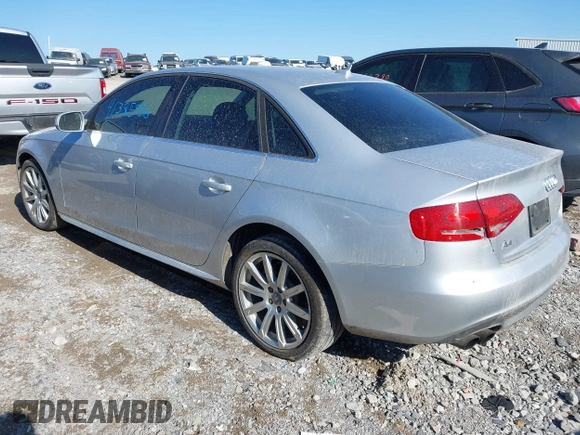 2012 Audi A4 Premium Plus с VIN WAUEFAFL3CN020680, выставлен на аукционе IAAI как лот 41385956 с пробегом 160 034 миль миль и . История ставок и продаж доступна на DreamBid. Изображение 3.