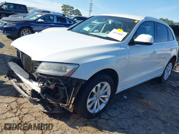 2013 Audi Q5 Premium with VIN WA1CFAFP3DA031243, listed as a IAAI auction lot 41670607 with 87,473 mi miles. Bid and sale history available at carsss.com. Image 18.