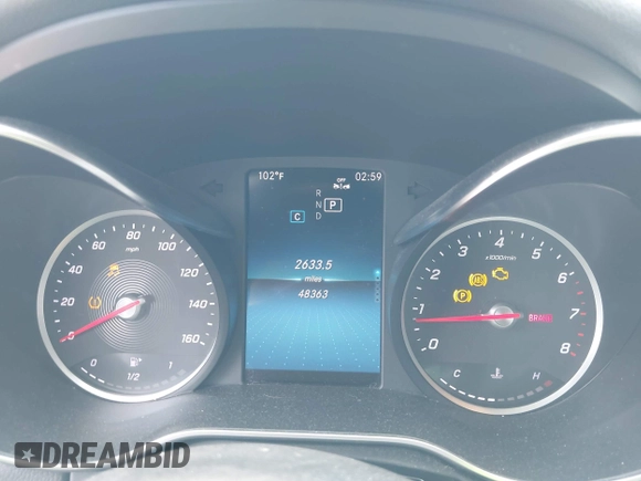2019 Mercedes-Benz C 300 with VIN 55SWF8DB8KU308099, listed as a IAAI auction lot 42064354 with 48,363 mi miles and . Bid and sale history available at DreamBid. Image 7.