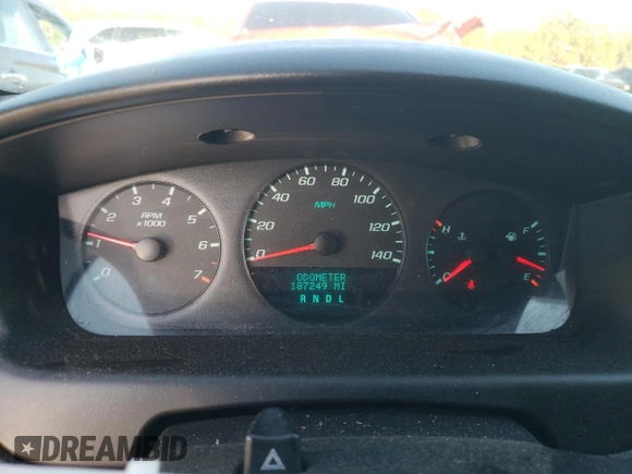 2013 Chevrolet Impala LS with VIN 2G1WF5E33D1262879, listed as a Copart auction lot 45775785 with 187,249 mi miles and Salvage Title. Bid and sale history available at DreamBid. Image 9.