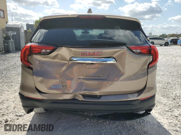 2018 GMC Terrain SLE with VIN 3GKALMEVXJL413978, listed as a Copart auction lot 53974015 with 81,417 mi miles and Salvage Title. Bid and sale history available at DreamBid. Image 6.