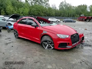 2019 Audi RS 3 with VIN WUABWGFF4KA904106, listed as a Copart auction lot 72851844 with Not provided miles and Salvage title. Bid and sale history available at DreamBid. Image 11.