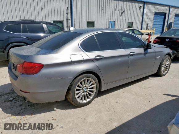 2011 BMW 5 Series 535i xDrive with VIN WBAFU7C56BC777571, listed as a Copart auction lot 52765755 with 103,277 mi miles and Salvage Title. Bid and sale history available at carsss.com. Image 3.