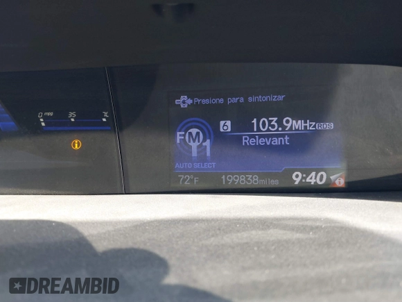 2015 Honda Civic Sedan LX with VIN 19XFB2F55FE075943, listed as a IAAI auction lot 41830699 with 199,838 mi miles. Bid and sale history available at carsss.com. Image 7.