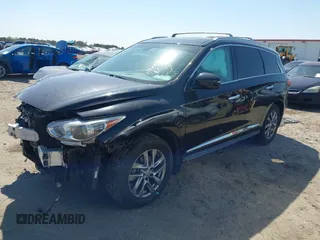 2014 Infiniti QX60 with VIN 5N1AL0MMXEC529207, listed as a IAAI auction lot 41870995 with 111,417 mi miles and . Bid and sale history available at DreamBid. Image 17.