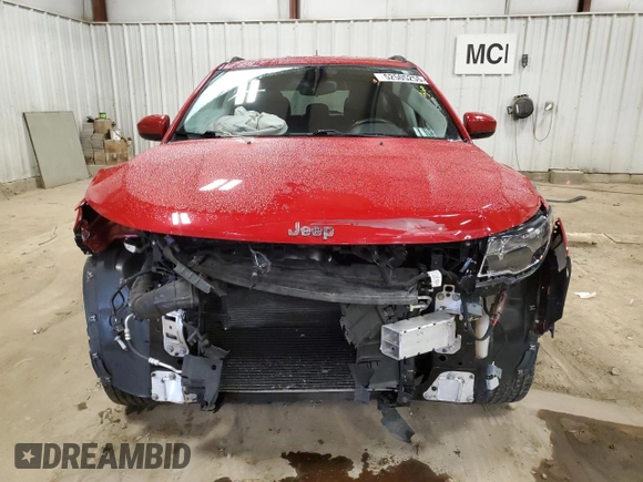 2017 Jeep Compass Latitude with VIN 3C4NJDBB7HT657028, listed as a Copart auction lot 52505255 with 65,482 mi miles and Clean Title. Bid and sale history available at carsss.com. Image 5.