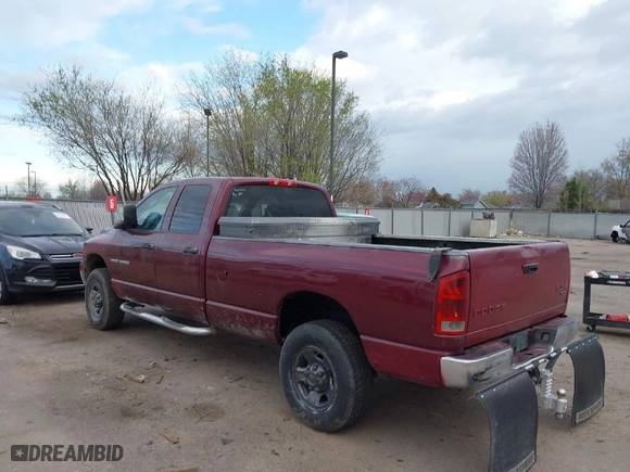 2003 Dodge Ram 2500 ST with VIN 3D7KU28C03G791126, listed as a IAAI auction lot 41903862 with 378,393 mi miles. Bid and sale history available at carsss.com. Image 3.