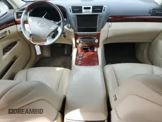 2011 Lexus LS 460 with VIN JTHBL5EFXB5105949, listed as a Copart auction lot 57102795 with 197,877 mi miles and Salvage title. Bid and sale history available at DreamBid. Image 8.