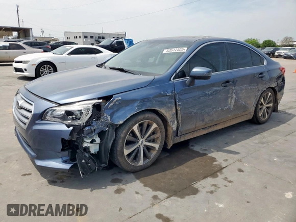 2017 Subaru Legacy Limited with VIN 4S3BNEN60H3029786, listed as a Copart auction lot 53512505 with 83,211 mi miles and Salvage Title. Bid and sale history available at carsss.com. Image 1.
