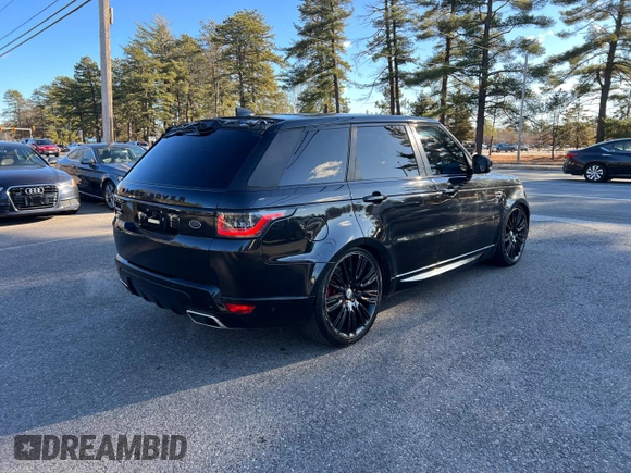 2018 Land Rover Range Rover Sport with VIN SALWR2RE7JA196811, listed as a Copart auction lot 41639235 with 103,214 mi miles and Clean Title. Bid and sale history available at carsss.com. Image 4.