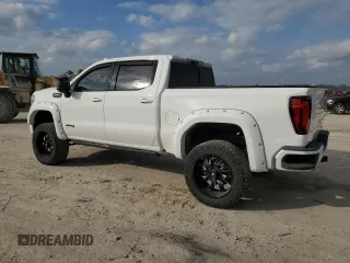 2022 GMC Sierra 1500 Limited AT4 with VIN 1GTP9EEL4NZ163676, listed as a Copart auction lot 44471625 with 55,695 mi miles and Salvage Title. Bid and sale history available at carsss.com. Image 2.