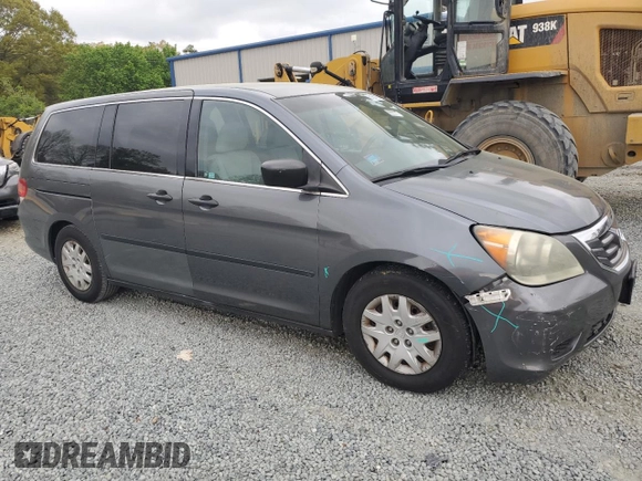 2010 Honda Odyssey LX with VIN 5FNRL3H29AB062697, listed as a Copart auction lot 51581195 with 127,003 mi miles and Salvage Title. Bid and sale history available at carsss.com. Image 4.