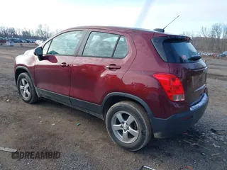 2016 Chevrolet Trax LS with VIN 3GNCJNSB8GL115181, listed as a IAAI auction lot 41738971 with 112,699 mi miles. Bid and sale history available at carsss.com. Image 3.