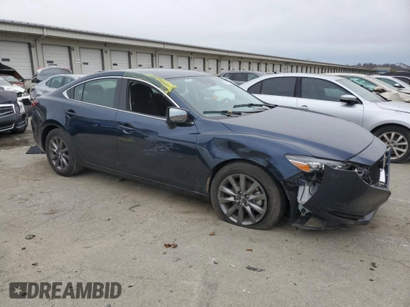 2021 Mazda 6 Sport with VIN JM1GL1UM7M1615458, listed as a Copart auction lot 81249904 with 8,430 mi miles and Salvage Title. Bid and sale history available at carsss.com. Image 4.