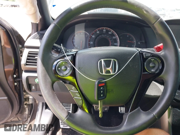 2016 Honda Accord Sport with VIN 1HGCR2F50GA133235, listed as a IAAI auction lot 42384461 with 176,640 mi miles and . Bid and sale history available at DreamBid. Image 11.