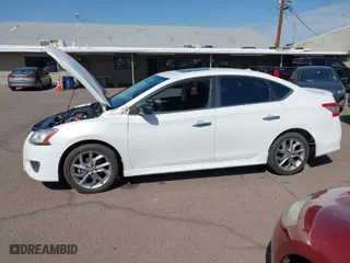 2013 Nissan Sentra SV with VIN 3N1AB7AP1DL740655, listed as a IAAI auction lot 41964497 with 96,221 mi miles. Bid and sale history available at carsss.com. Image 14.
